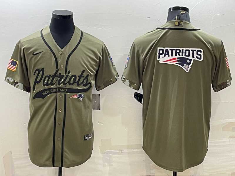 Men's New England Patriots Olive Salute to Service Team Big Logo Cool Base Stitched Baseball Jersey,We sell and wholesale Men's New England Patriots Olive Salute to Service Team Big Logo Cool Base Stitched Baseball Jersey on line form chian!